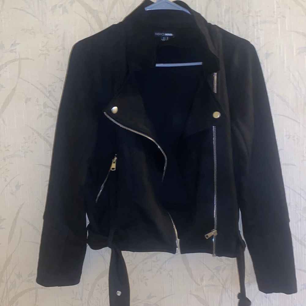 Velvet biker jacket!
